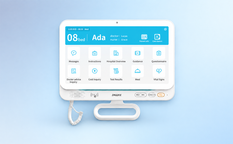 จอข้างเตียงแบบสัมผัส 15.6 นิ้ว (Bedside Terminal 15.6" Touch Screen)